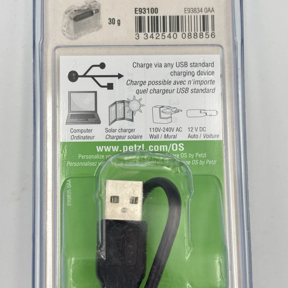 Petzl Core Rechargeable Headlamp Battery with USB Cable